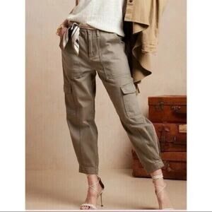 Banana Republic Factory Green Tapered Utility Surplus Pants